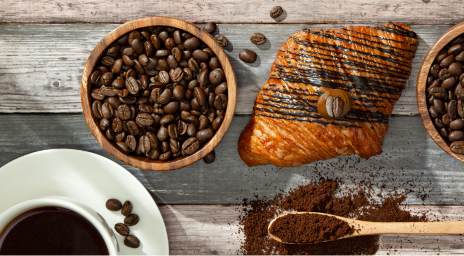 Freshly baked Hazukido croissants